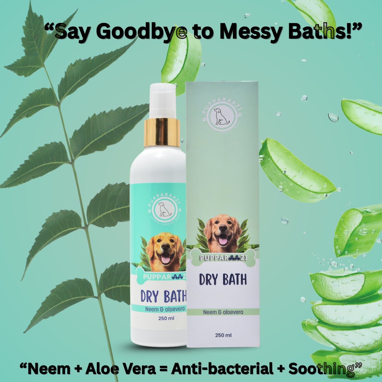DRY BATH - NEEM & ALOEVERA