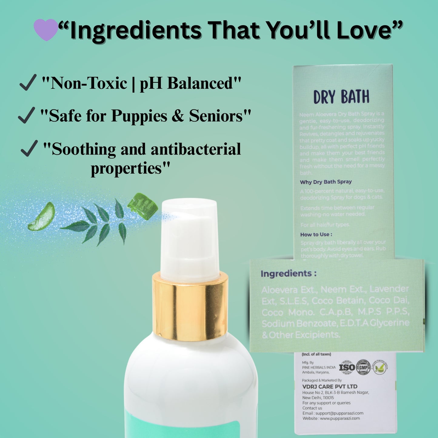 DRY BATH - NEEM & ALOEVERA