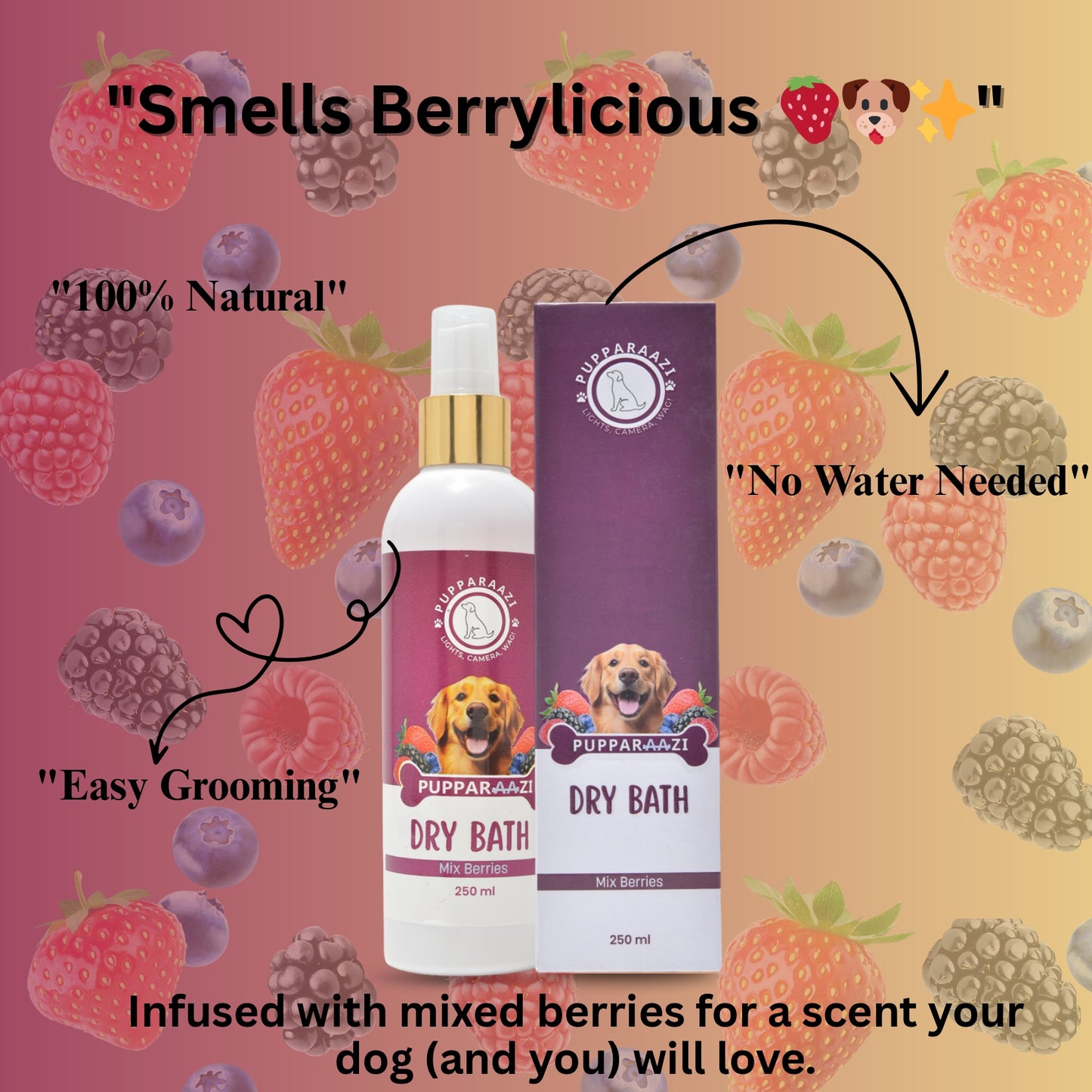 DRY BATH - MIX BERRIES