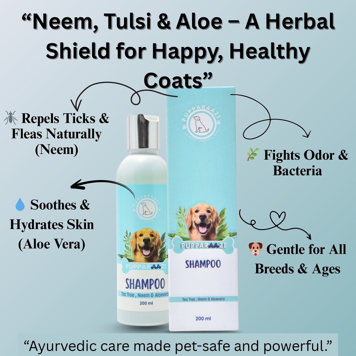 SHAMPOO - TEA TREE, NEEM & ALOE VERA