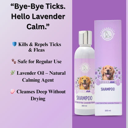SHAMPOO - ANTI TICK & FLEA LAVENDER FLAVOUR